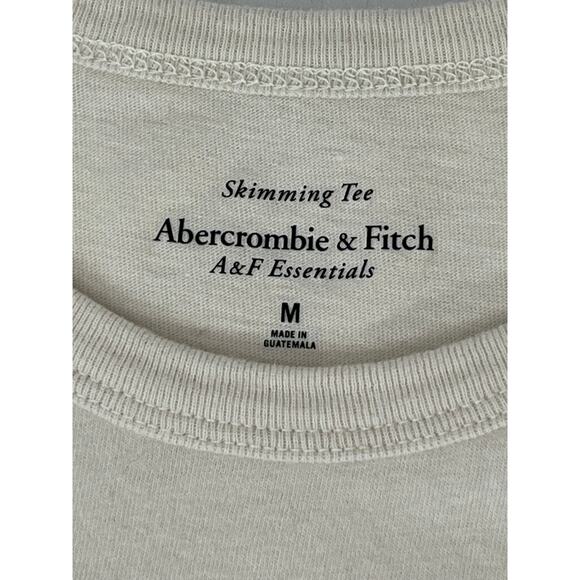 Abercrombie & Finch Beige "Espresso Martini" Graphic Skimming Tee Size M - Picture 2 of 11